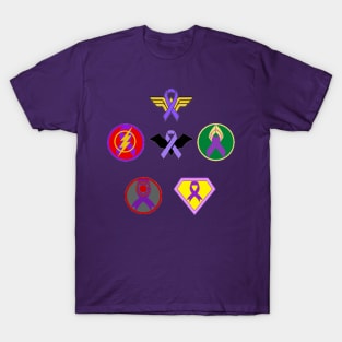 Justice IBD Awareness Ribbon Superheroes T-Shirt